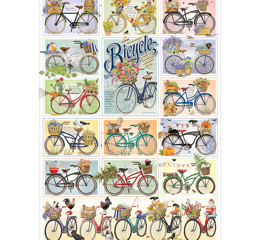 Cobble Hill Bicycles Puzzle 1000pcs