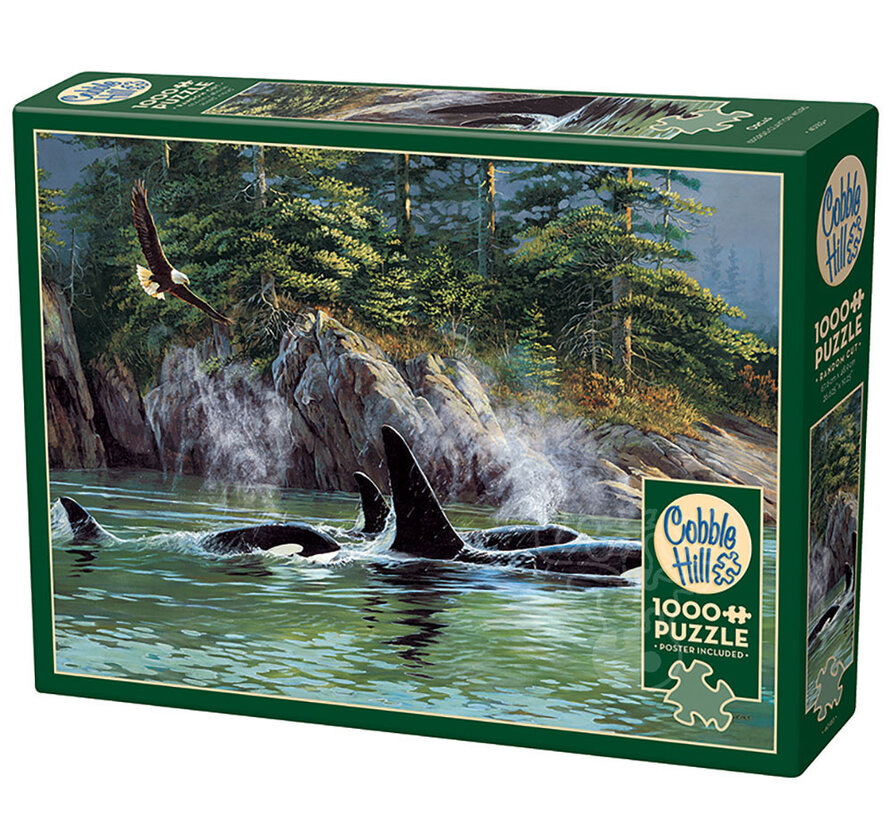 Cobble Hill Orcas Puzzle 1000pcs