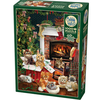 Cobble Hill Puzzles Cobble Hill Christmas Kittens Puzzle 1000pcs