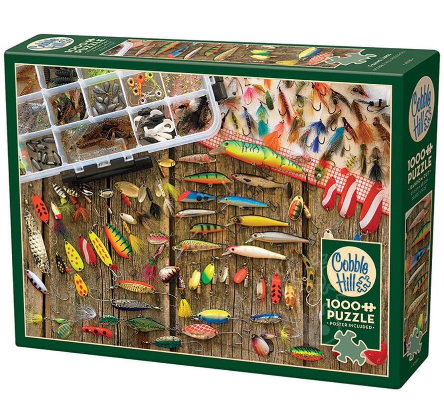 Cobble Hill Fishing Lures Puzzle 1000pcs