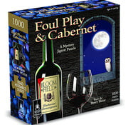 University Games BePuzzled Classics Foul Play & Cabernet Mystery Puzzle 1000pcs