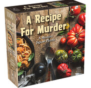 University Games BePuzzled Classics A Recipe for Murder Mystery Puzzle 1000pcs