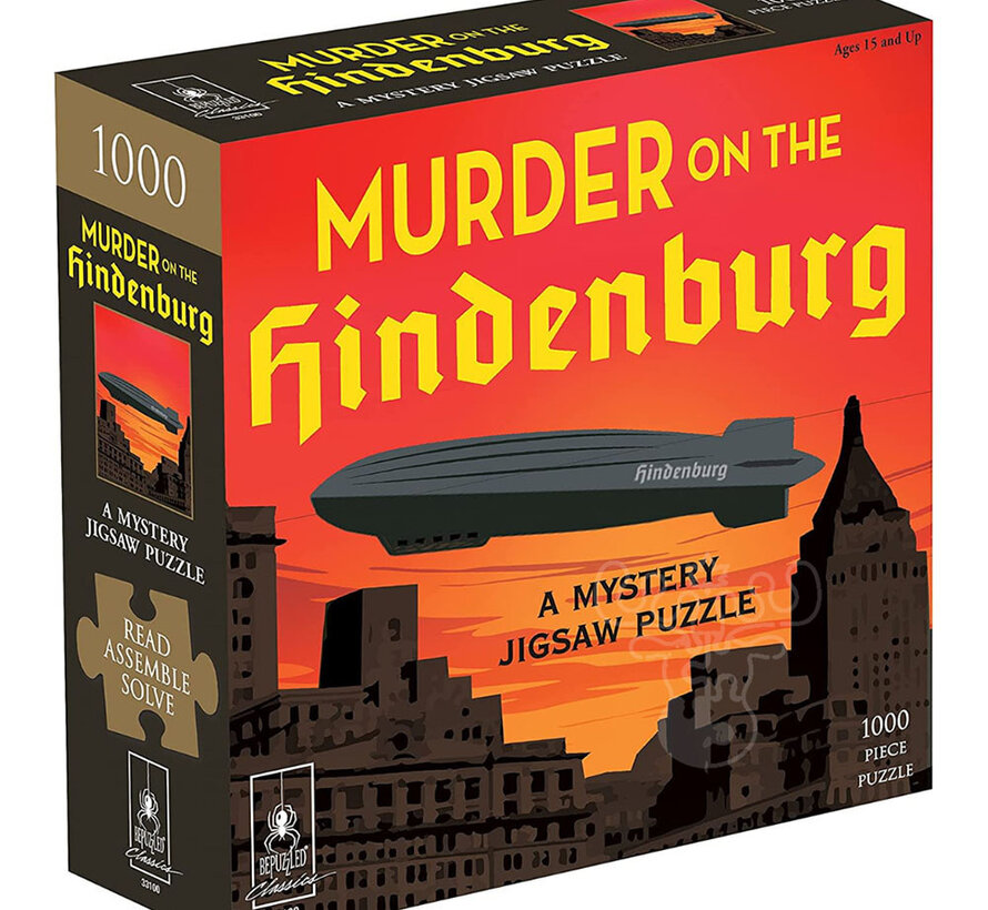 BePuzzled Classics Murder on the Hindenburg Mystery Puzzle 1000pcs
