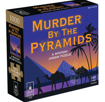 University Games BePuzzled Classics Murder by the Pyramids Mystery Puzzle 1000pcs