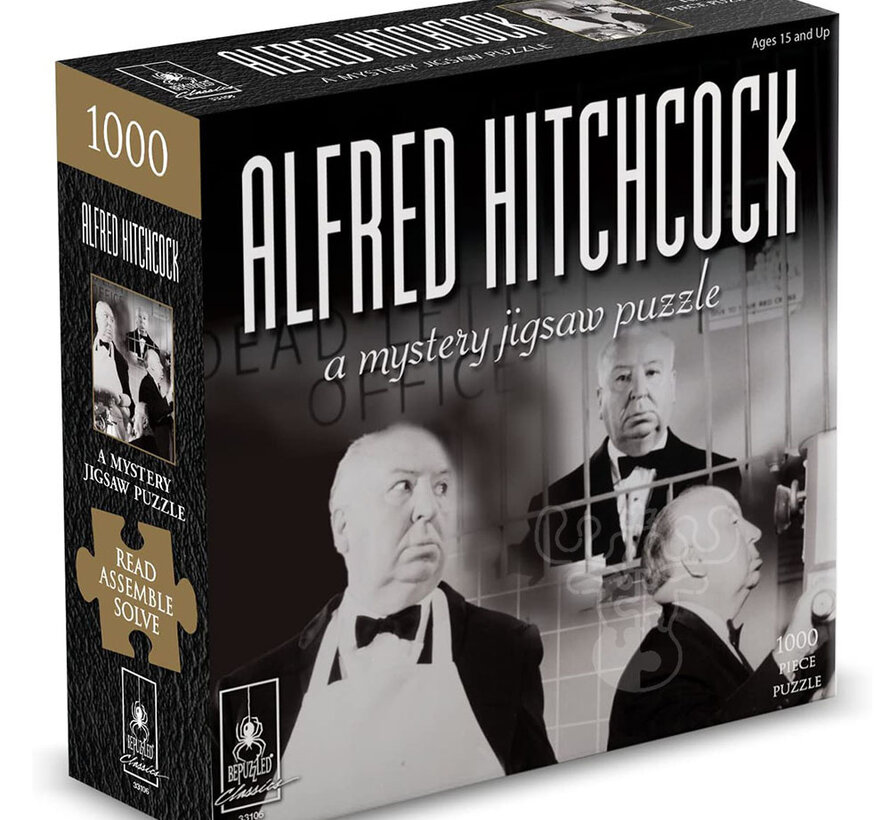 BePuzzled Classics Alfred Hitchcock Mystery Puzzle 1000pcs