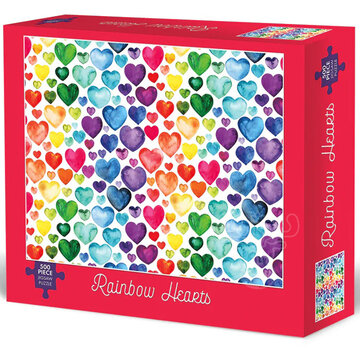 Willow Creek Willow Creek Rainbow Hearts Puzzle 500pcs
