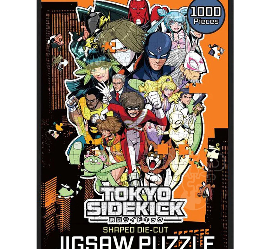 FINAL SALE Global Games Tokyo Sidekick Shaped Puzzle 1000pcs