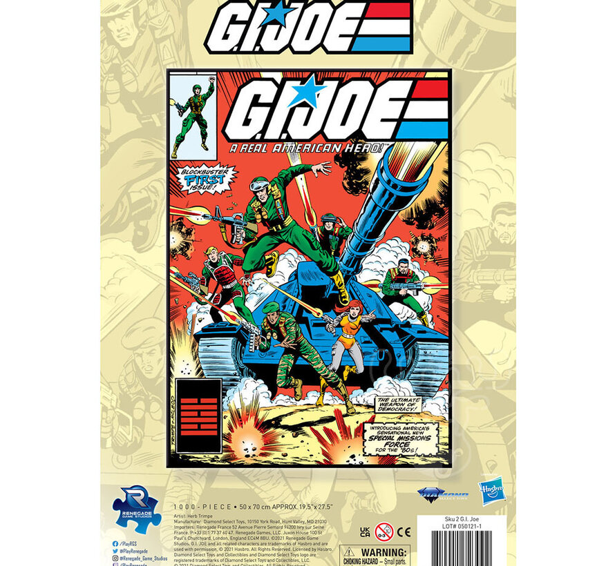 Renegade G.I. JOE: A Real American Hero Puzzle #2 1000pcs