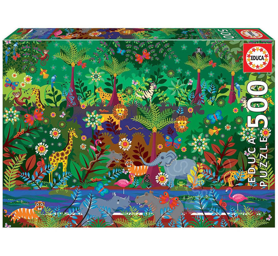 Educa Jungle Puzzle 500pcs