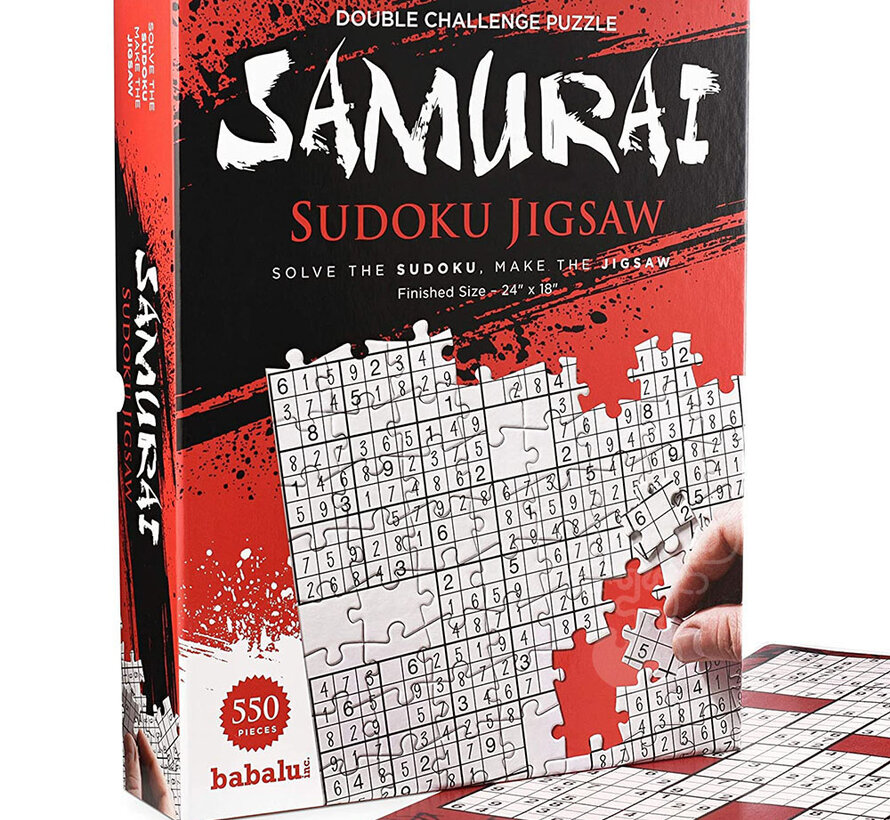 Babalu Samurai Sudoku Jigsaw Puzzle 550pcs