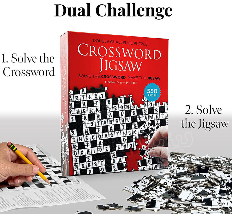 Babalu Crossword Jigsaw 1st Edition Puzzle 550pcs