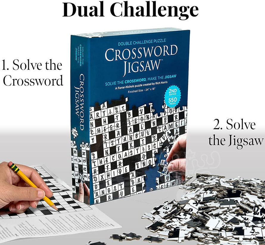 Babalu Crossword Jigsaw 2nd Edition Puzzle 550pcs