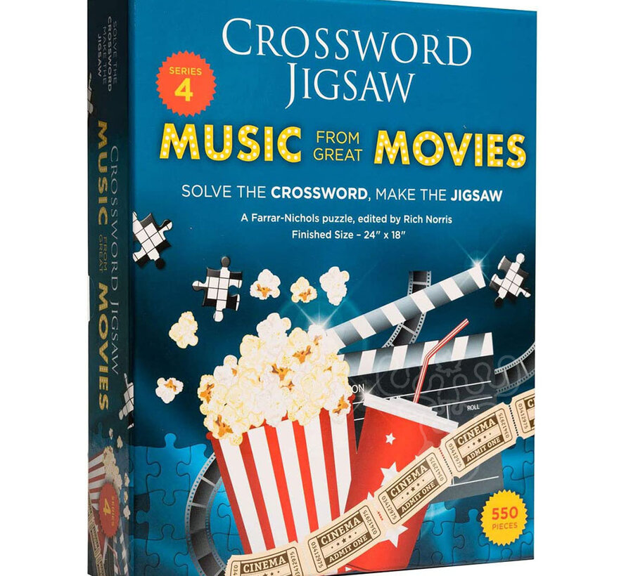 Babalu Music From Great Movies Crossword Jigsaw Puzzle 550pcs
