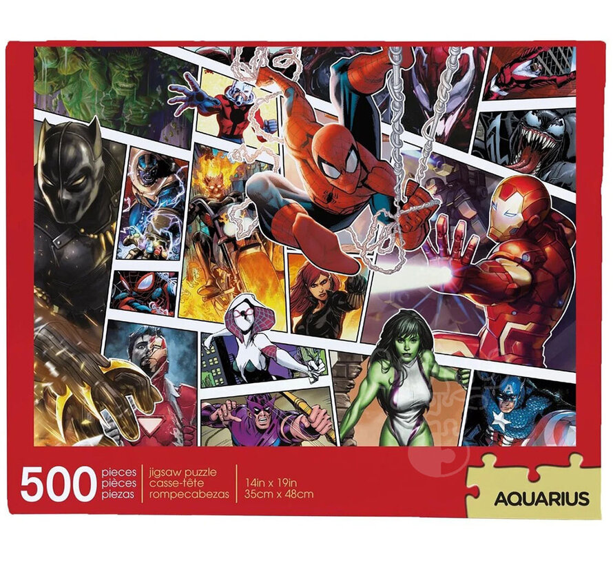 Aquarius Marvel Panels Puzzle 500pcs