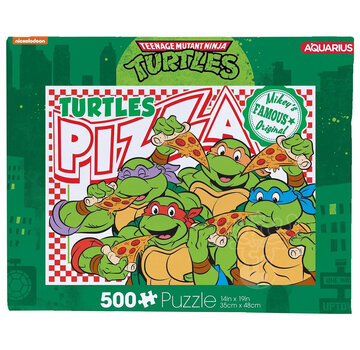 Aquarius Aquarius Teenage Mutant Ninja Turtles Pizza Puzzle 500pcs