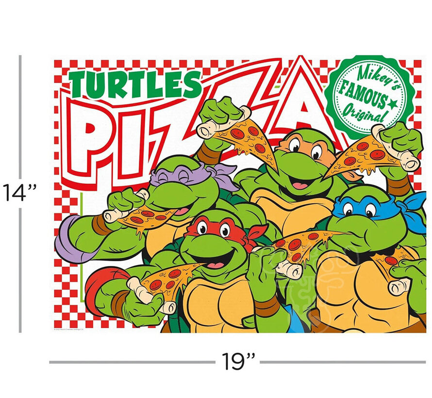 Aquarius Teenage Mutant Ninja Turtles Pizza Puzzle 500pcs