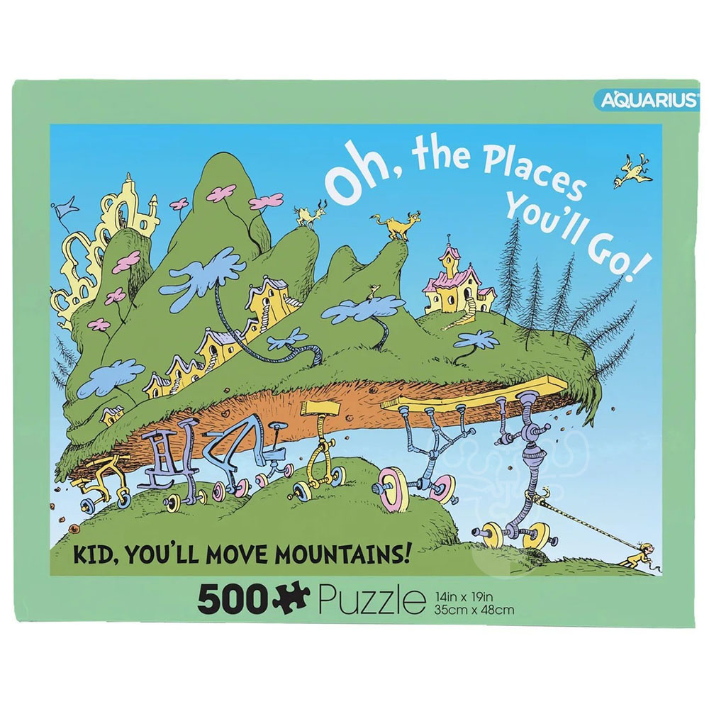 Aquarius Dr. Seuss Oh, The Places You'll Go! Puzzle 500pcs Puzzles