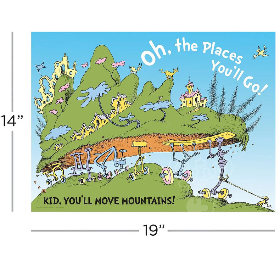 Aquarius Dr. Seuss -Oh, The Places You'll Go! Puzzle 500pcs