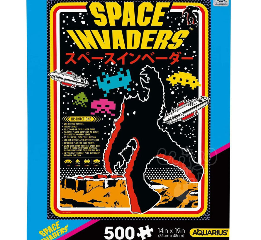 Aquarius Space Invaders Puzzle 500pcs