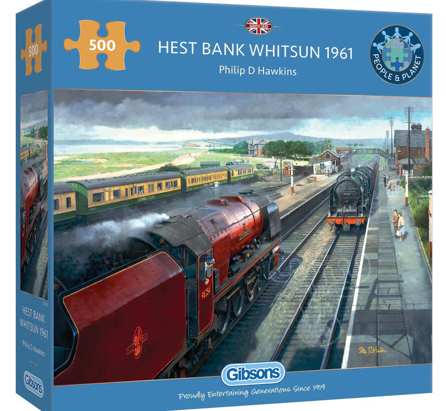 Gibsons Hest Bank Whitsun 1961 Puzzle 500pcs