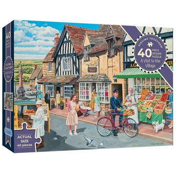 Gibsons Gibsons A Visit to the Village Puzzle 40pcs XXL