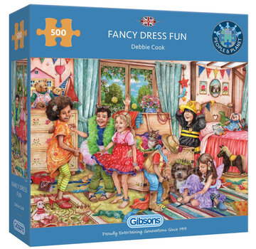 Gibsons FINAL SALE Gibsons Fancy Dress Fun Puzzle 500pcs RETIRED