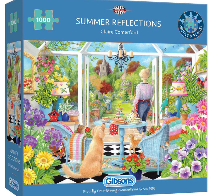 Gibsons Summer Reflections Puzzle 1000pcs
