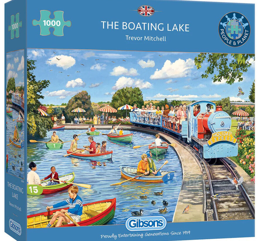 Gibsons The Boating Lake Puzzle 1000pcs