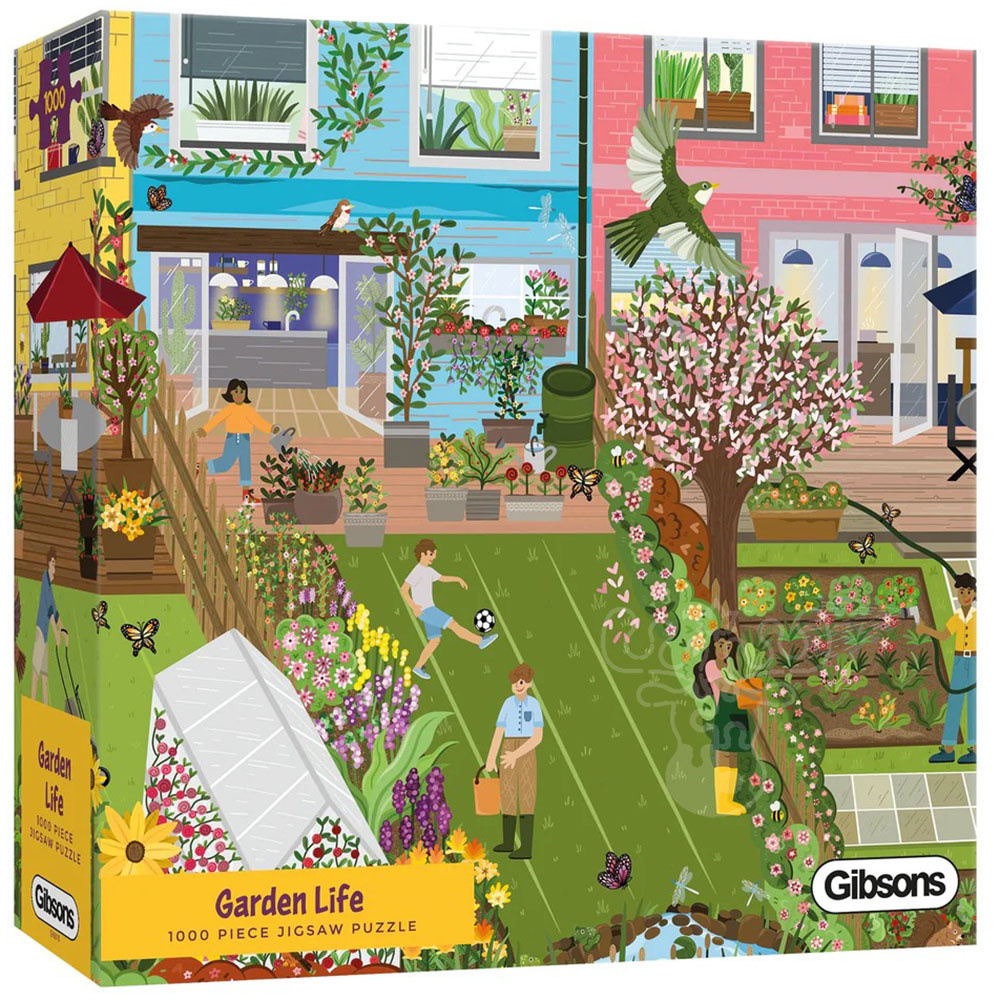 Gibsons Puzzle „The Garden“ – 24 Extra Große Teile, Für Menschen Mit Demenz, Made In UK