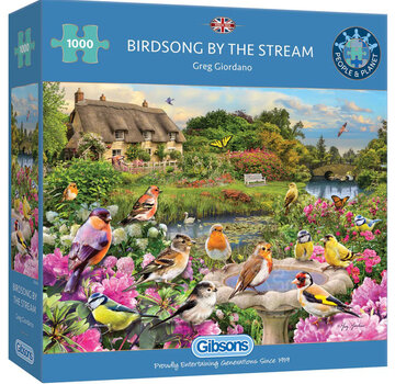 Gibsons Gibsons Birdsong by the Stream Puzzle 1000pcs
