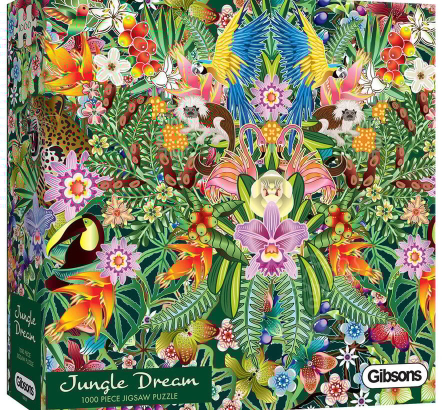 Gibsons Jungle Dream Puzzle 1000pcs RETIRED