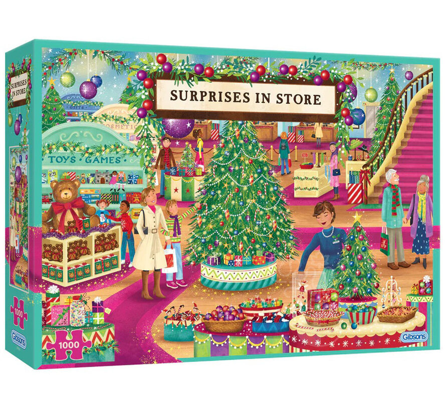 FINAL SALE Gibsons Surprises in Store Puzzle 1000pcs RETIRED