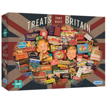 Gibsons Gibsons Treats That Built Britain Puzzle 1000pcs