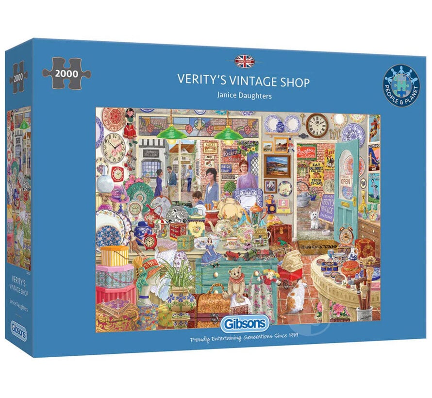 Gibsons Verity's Vintage Shop Puzzle 2000pcs