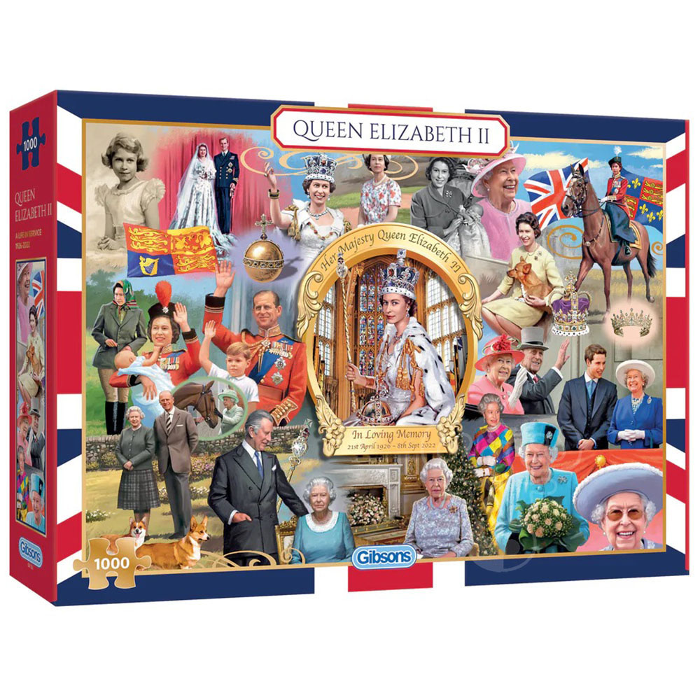 Gibsons Queen Elizabeth II Puzzle 1000pcs Puzzles Canada