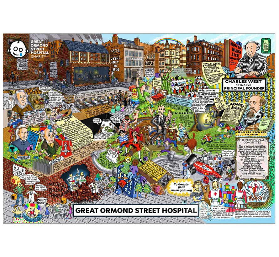 Gibsons Special Edition: Great Ormond Street Hospital Puzzle 1000pcs