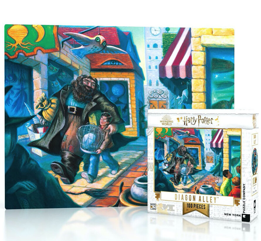 New York Puzzle Co. Harry Potter: Diagon Alley Mini Puzzle 100pcs