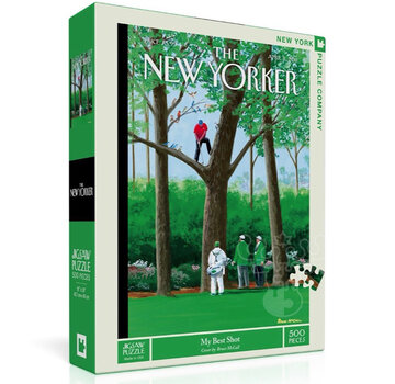 New York Puzzle Company New York Puzzle Co. The New Yorker: My Best Shot Puzzle 500pcs