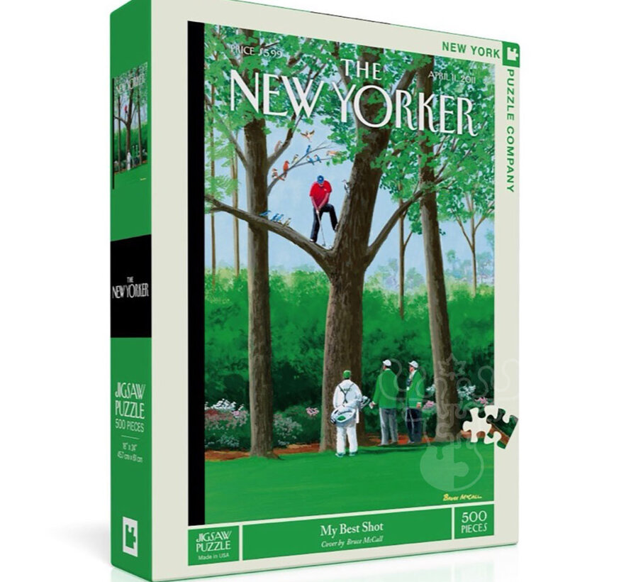 New York Puzzle Co. The New Yorker: My Best Shot Puzzle 500pcs