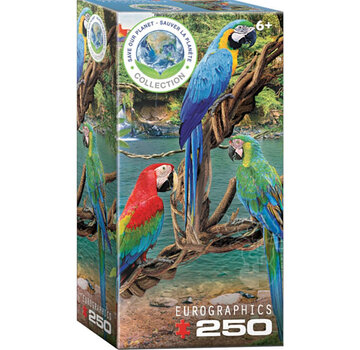 Eurographics Eurographics Save Our Planet Collection: Macaws Puzzle 250pcs