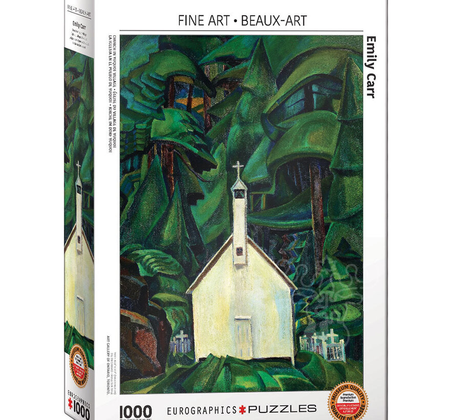 Eurographics Carr: Church in Yuquot Village Puzzle 1000pcs RETIRED