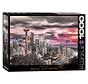 Eurographics Photography Cities: Seattle City Skyline Puzzle 1000pcs RETIRED