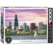 Eurographics Eurographics Photography HDR: Chicago Skyline Puzzle 1000pcs