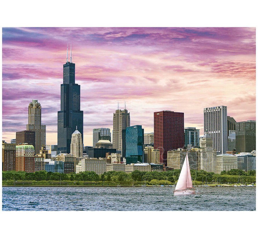 Eurographics HDR Photography: Chicago Skyline Puzzle 1000pcs