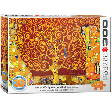 Eurographics FINAL SALE Eurographics Klimt: Tree of Life 3D Lenticular Puzzle 300pcs XL