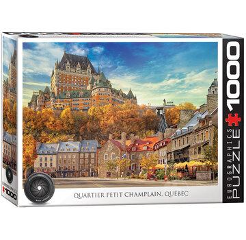 Eurographics Eurographics Photography HDR: Quartier Petit Champlain, Québec Puzzle 1000pcs