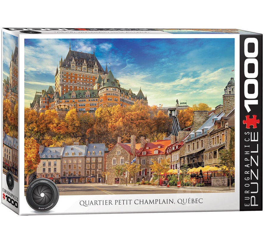 Eurographics Photography HDR: Quartier Petit Champlain, Québec Puzzle 1000pcs