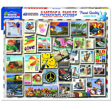 White Mountain White Mountain America Smiles Puzzle 1000pcs