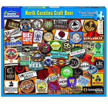 White Mountain FINAL SALE White Mountain North Carolina Craft Beer Puzzle 1000pcs RETIRED