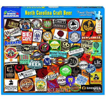 White Mountain White Mountain North Carolina Craft Beer Puzzle 1000pcs
